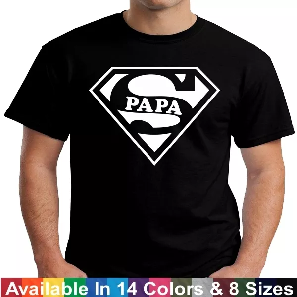 SUPER PAPA T Shirt Fathers Day Birthday Christmas Gift Tee Shirt $10.99 ...