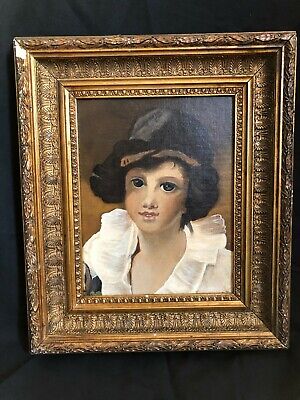 19th Century Portrait of Spanish Girl Oil Painting - European School