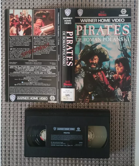 Vhs Pirates de Roman Polanski / Warner 1987 / TBE