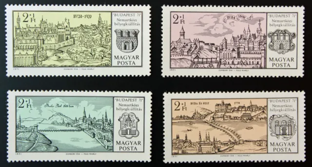 Timbre HONGRIE - Stamp HUNGARY Yvert et Tellier n°2144 à 2147 n** (Cyn15)