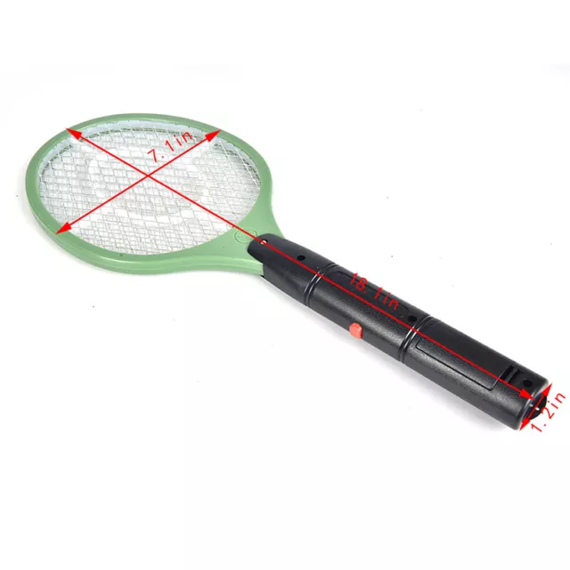 Electric Racket Mosquito Killer Bug Insect Zappers 1PC Fly Swat Swatter Pe F. 3