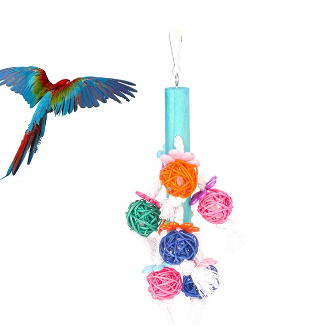 1pc Papagei Spielzeug Papagei Schleifen Spielzeug Vogel Biss Spielzeug