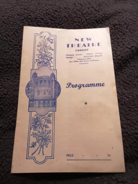 1950 's New Theatre Cardiff Programme - LOOK IN.