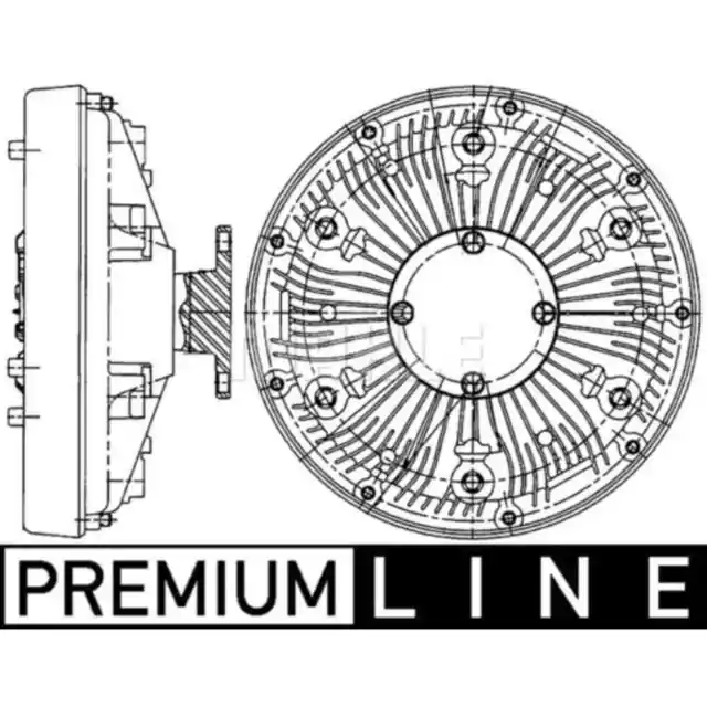 Kupplung Kühlerlüfter MAHLE CFC 222 000P Kühlung