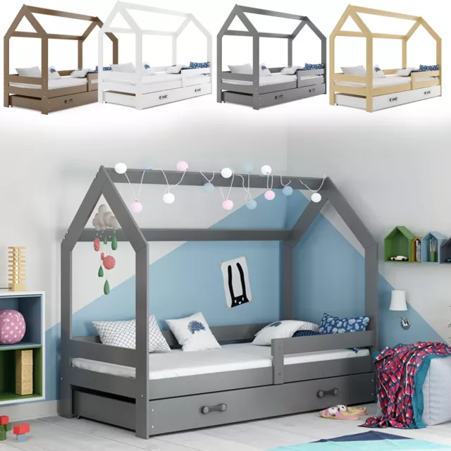 Kinderbett con Cassetto Hausbett Casa Legno Bettenkauf 160x80cm