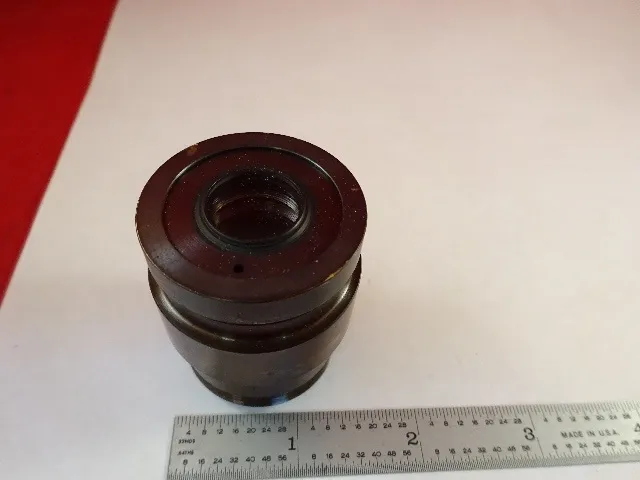 Microscope ZEISS Allemagne Laiton Monté Lentille Optiques Comme sur la Photo 3