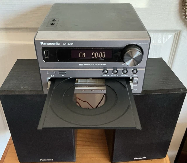 PANASONIC SA-PM02 MICRO HIFI USB CD Player & Radio MP3 No