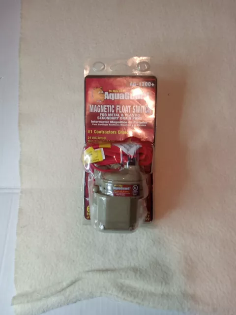 New Aquaguard AG-1200+ Magnetic Safety Float Switch 24 VAC Sensor New/Sealed