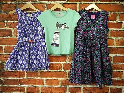 Girls Bundle Age 3-4 Mini Boden Dress Joules T-Shirt & Dress Summer Set 104Cm