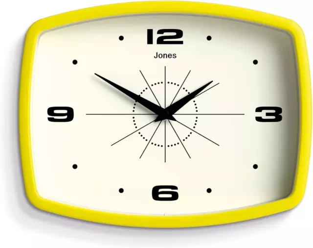 ® Movie Retro Wall Clock - Square Clock - Rectangular Clock - Kitchen Clock - Of