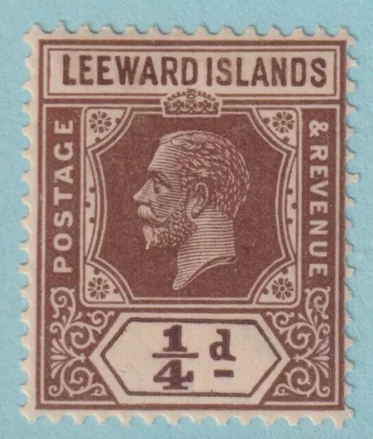 Leeward Islands 61 Mint Hinged Og*  No Faults Very Fine! Aqd