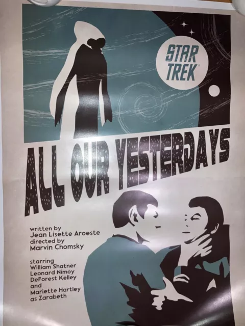 POSTER Star Trek All Our Yesterdays (2012) QMX Quantum Mechanix (18 X 24)