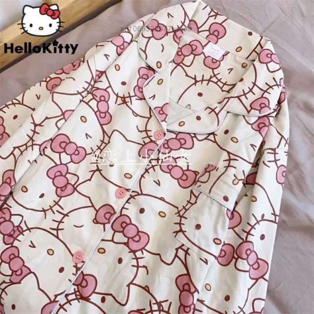 Hello Kitty Estate Pigiama Tuta da Casa Cartoon Homewear