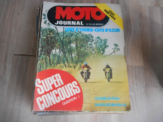 Revue Moto Journal 250  Janvier 1976