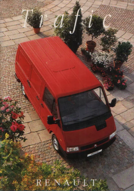 Brochure Depliant Renault Trafic 1995 Italiano 36 pagine