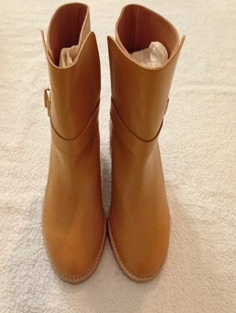Bottines Camel en cuir T :39 COMPTOIR DES COTONNIERS