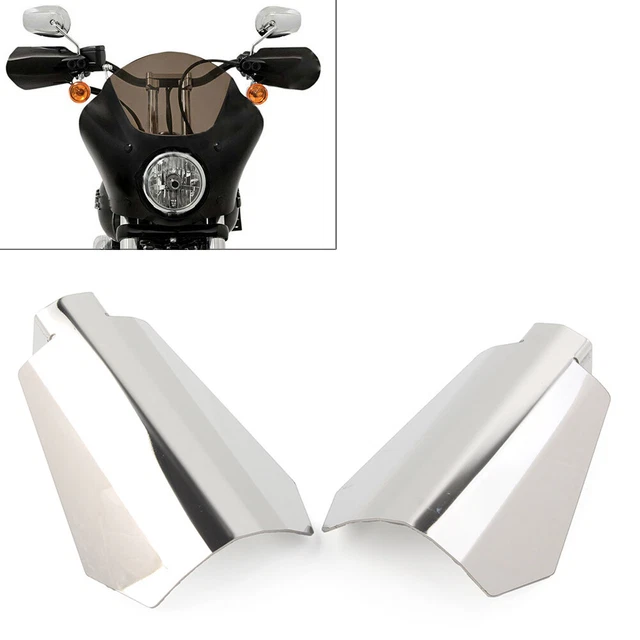 CHROME HAND GUARDS Guard For Harley Touring Road Street Electra Glide