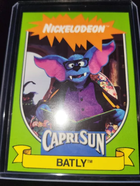 1991 CapriSun Nickelodeon Batly #10 Rookie Vintage Eureeka's Castle MTV Card