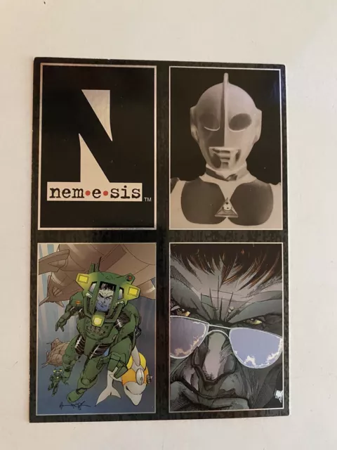 Ultraman 1993 Nemesis Comics 4 Cards Uncut Sheet Promo