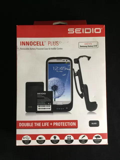 Seidio Innocell Plus Removable Battery Case & Holster Samsung Galaxy S III