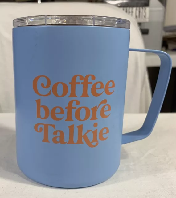 OCS DESIGNS 12oz Insulated Coffee Mug with Handle, Stainless Steel Double Wall