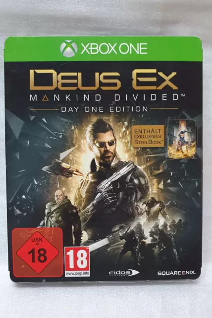 Xbox One Deus Ex Mankind Divided - Steelbook - Eidos - NEU & OVP&versiegelt*TOP*
