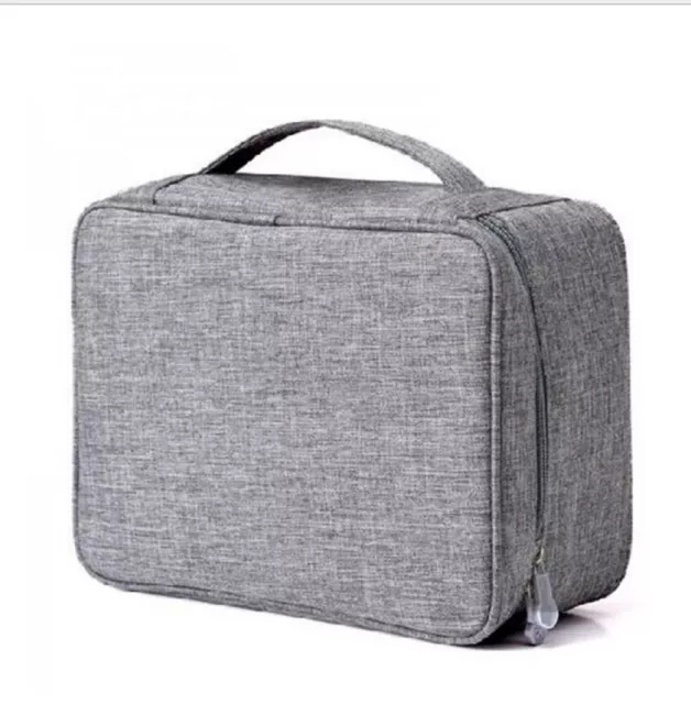 Multifunctional Storage Bag Canvas Travel Gadget for Zipper Bags