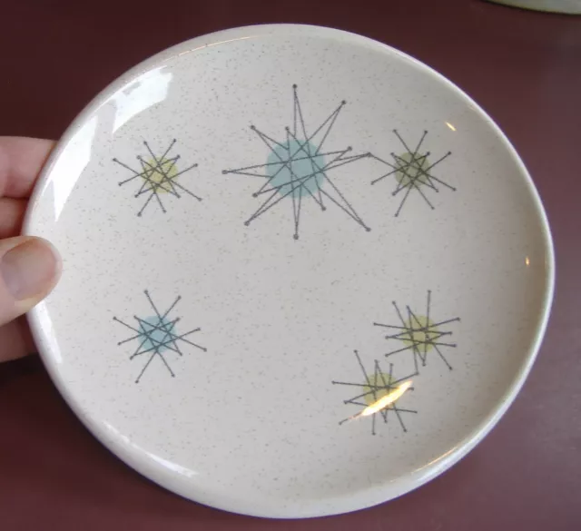 Franciscan Atomic Starburst 6.5" Bread Plate