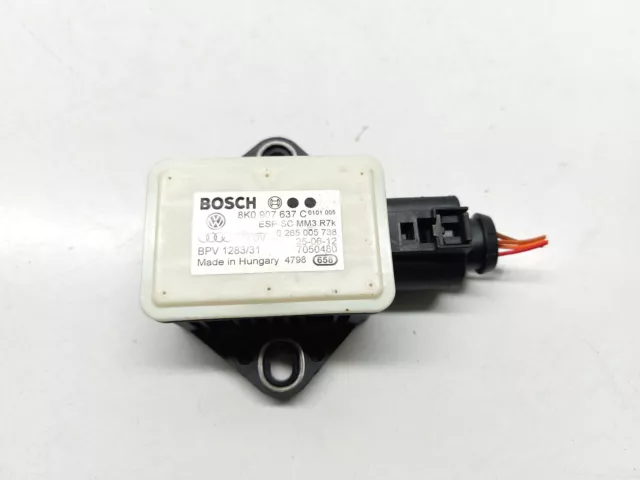 Audi Q5 8R 2012 Esp Yaw Rate Speed Sensor 8K0907637