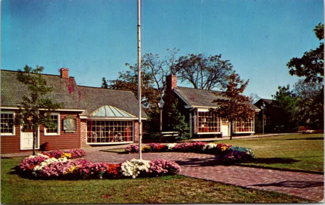 Postcard Christmas Dressmaker Shop Smithville New Jersey B72