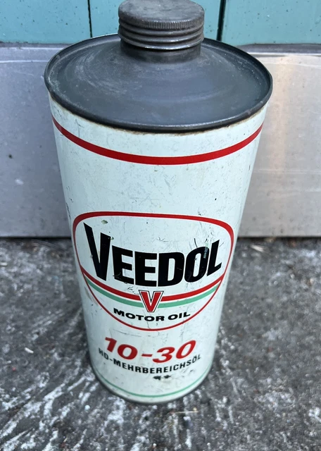 2,5 Liter historische VEEDOL Öldose 10-30 Oldtimer Horch Maybach Mercedes BMW MG