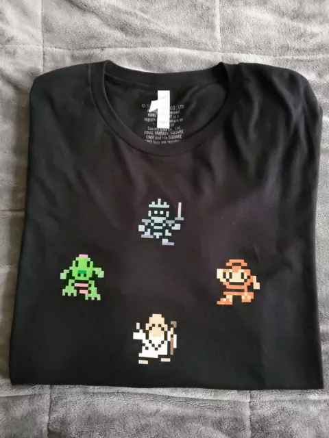 FINAL FANTASY Universe; Kings Knight; Wrath Of The Dark Dragon Black Tshirt SZ L
