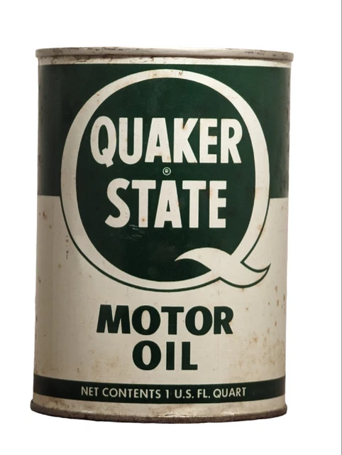 Rare Vintage Quaker State Motor Oil (SAE 20-20W) (NOS) New Old Stock.