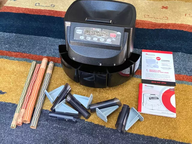 (Open Box) Cassida C200 Coin Counter/Sorter/Wrapper Machine