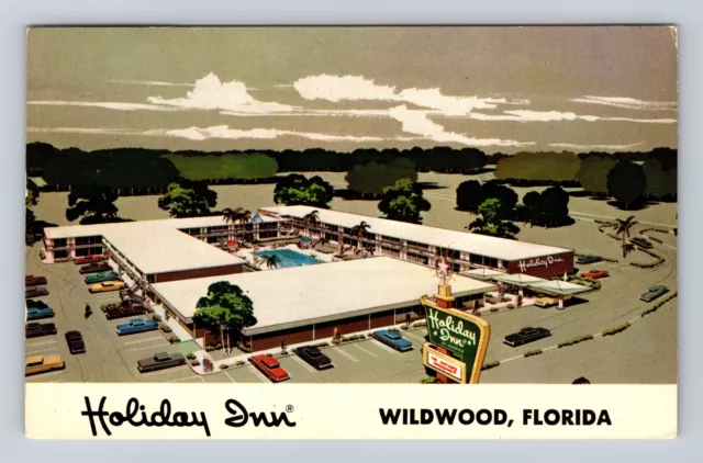 Wildwood FL-Florida, Holiday Inn Advertising, Vintage c1970 Souvenir Postcard