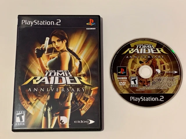 Lara Croft: Tomb Raider Anniversary (Sony PlayStation 2, 2007(TESTED, No Manual)