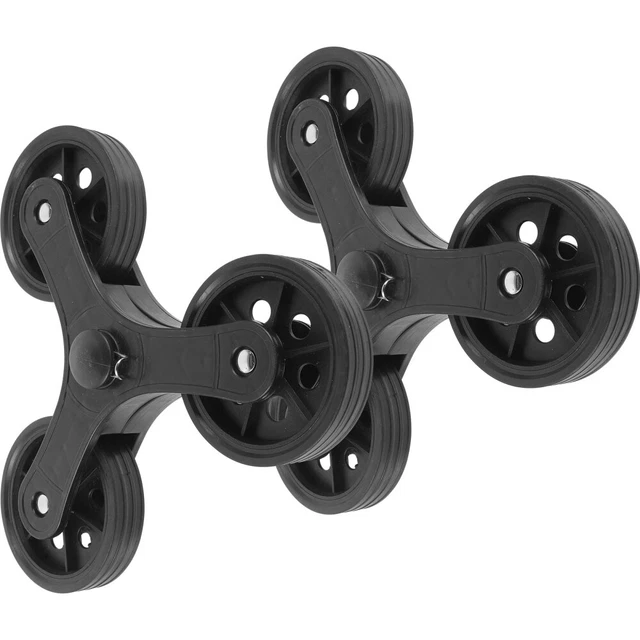 1 paio di scale carrello da arrampicata ruote carrello di plastica ruote carrello bagagli ruote