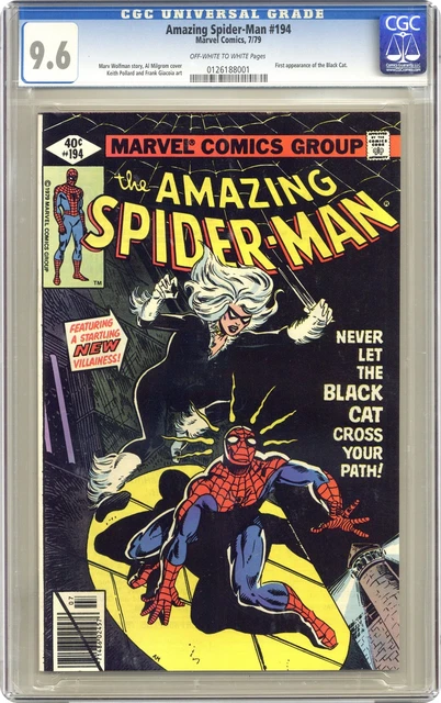 Amazing Spider-Man #194 CGC 9.6 1979 0126188001 1st app. Black Cat