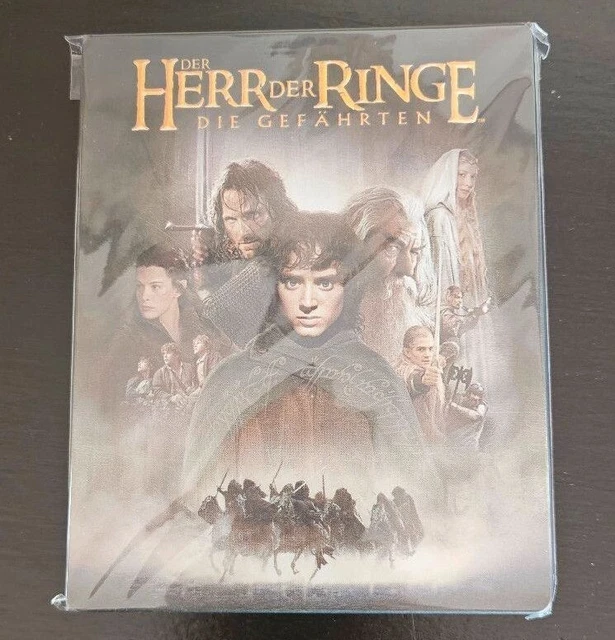 BLU RAY BD Steelbook Herr der Ringe Die Gefährten 4K Extended Edition