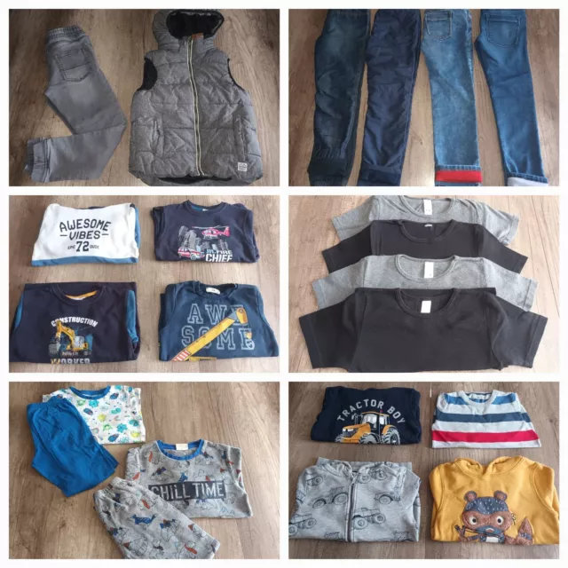 Bekleidungspaket Junge Gr. 134 Herbst / Winter  TOP Zustand, viel Neuwertiges!