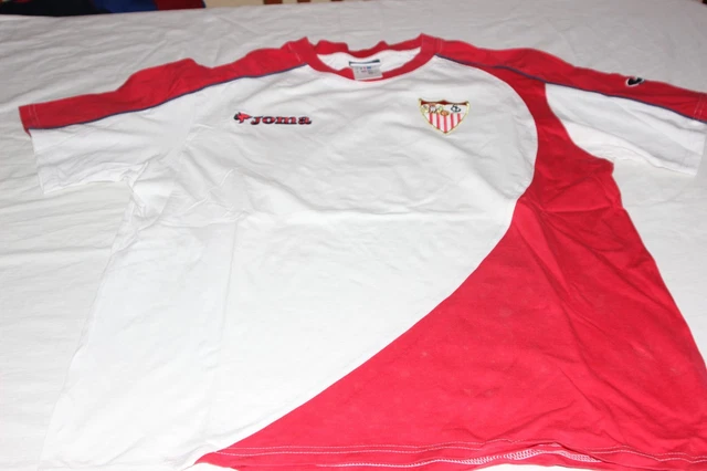 Maillot Officiel Sevilla FC Joma Taille M (Occasion, Voir Défauts)
