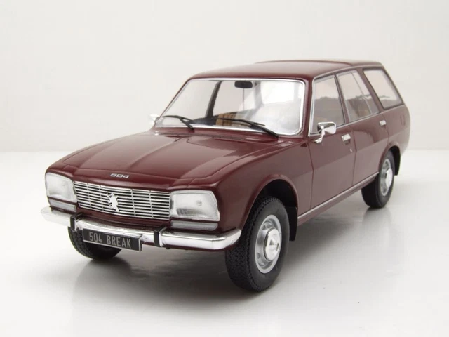 Ford Granada Mk I 1975 – Rouge Métallisé Foncé / Noir Mat – ModelCarGroup – Échelle 1/18
