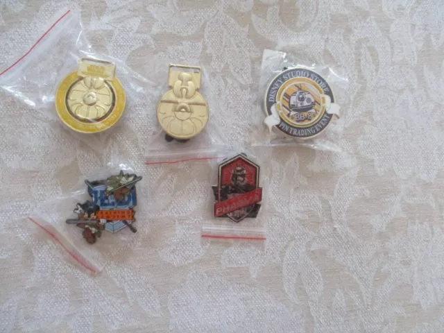 Pins Disney Lot De  5  Pins Star Wars