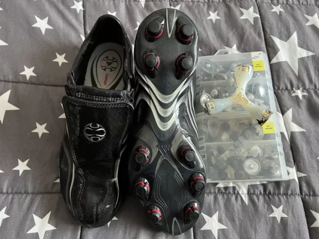 Adidas F50 Tunit SG, UK 7.5, schwarz/weiß