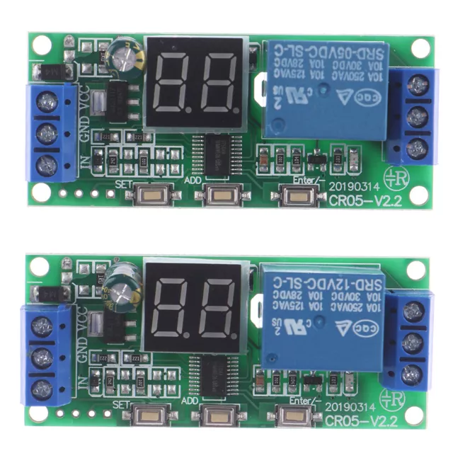 Multifunktions Digital Time Infinite Verzögerungsschalter Timer Relaismodul 0 ab