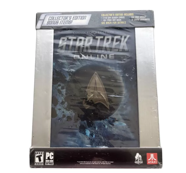 Star Trek Online Collector's Edition (Windows 10/8/PC) sto limited new SEALED