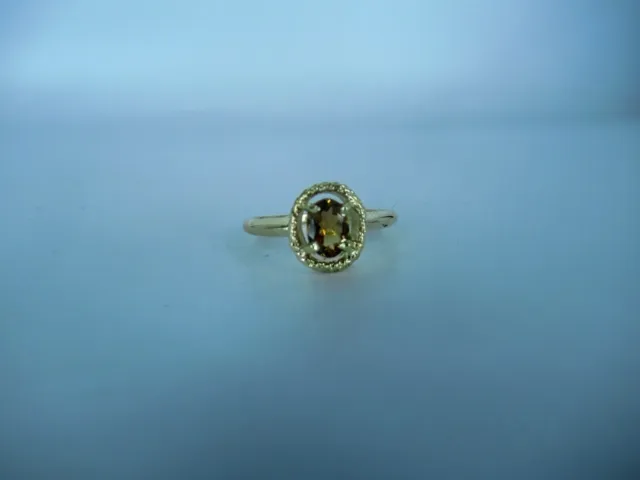 14kt.Yellow Gold Oval  Tourmaline Ring