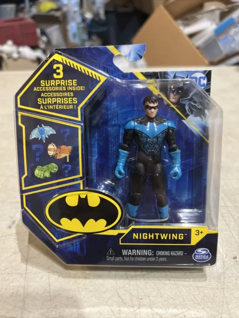 DC Nightwing Spin Master 4 inch Action Figures Batman Series Robin Nightwing T4
