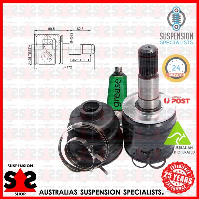 Smooth Drive: TOYO Propshaft Spider / U-Joint For Mitsubishi L200 K74 2.5TD (Front) – Made In Japan