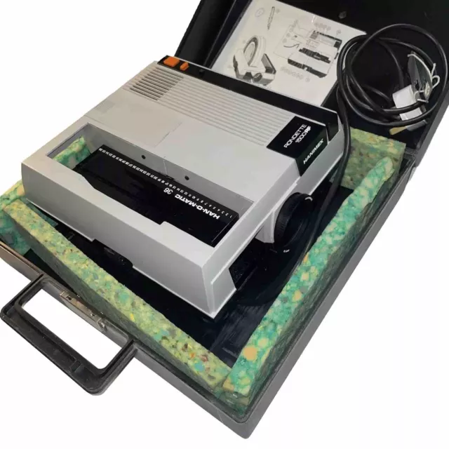 Hanimex Rondette 1500 RF 35mm Colour Slide Projector Hanimar Han-O-Matic 36